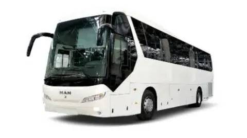 A white coach