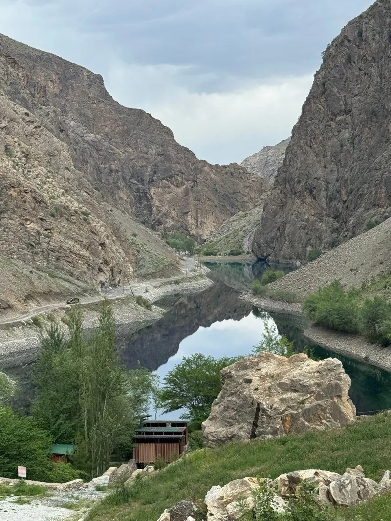 One of the Seven Lakes in the Fann Mountains, Tajikistan